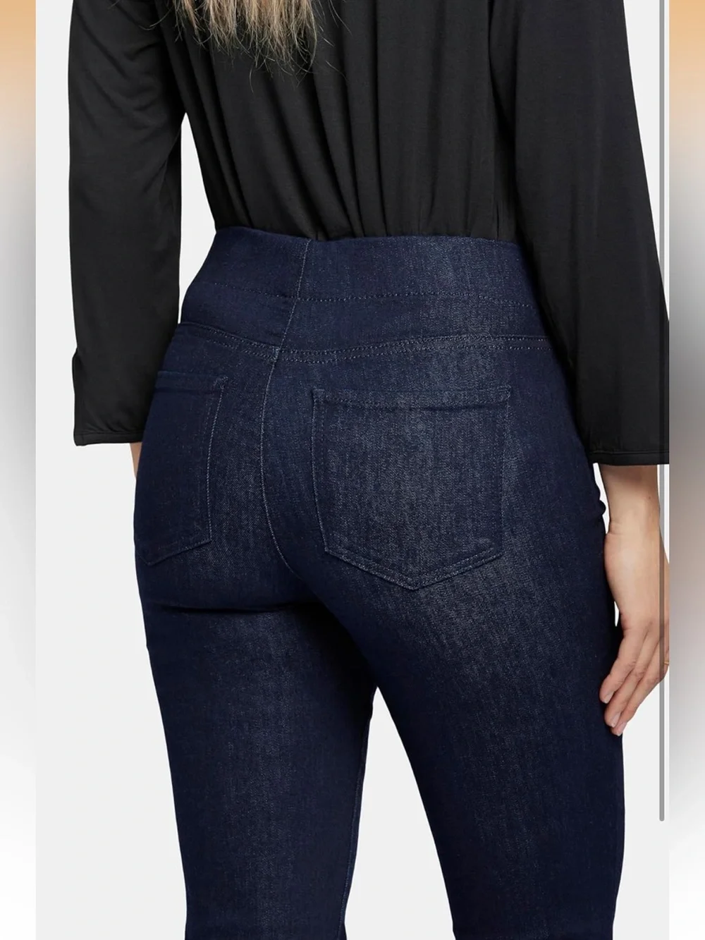 Pull-On Marilyn Straight Jeans - Effortless Comfort and Style 1377/12-1 - Picture 6 of 7